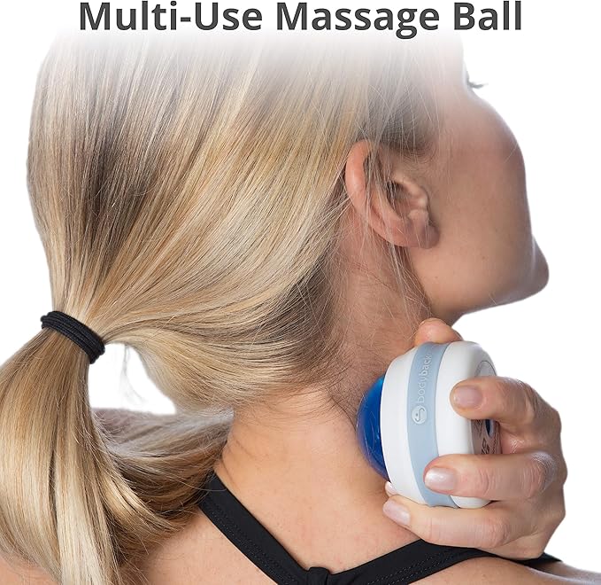 Body Back Manual Massage Roller Ball | Deep Tissue Roller & Lacrosse Ball - Hand Held Massager for Sore Muscles & Joint Pain | 360 Degree Mobility Therapy Ball | Ideal for Athletes & Fitness Recovery
