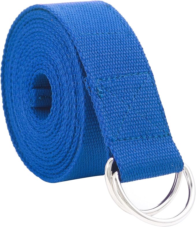 Gelante Fitness Exercise Yoga Strap - Durable Cotton 10 Feet Long
