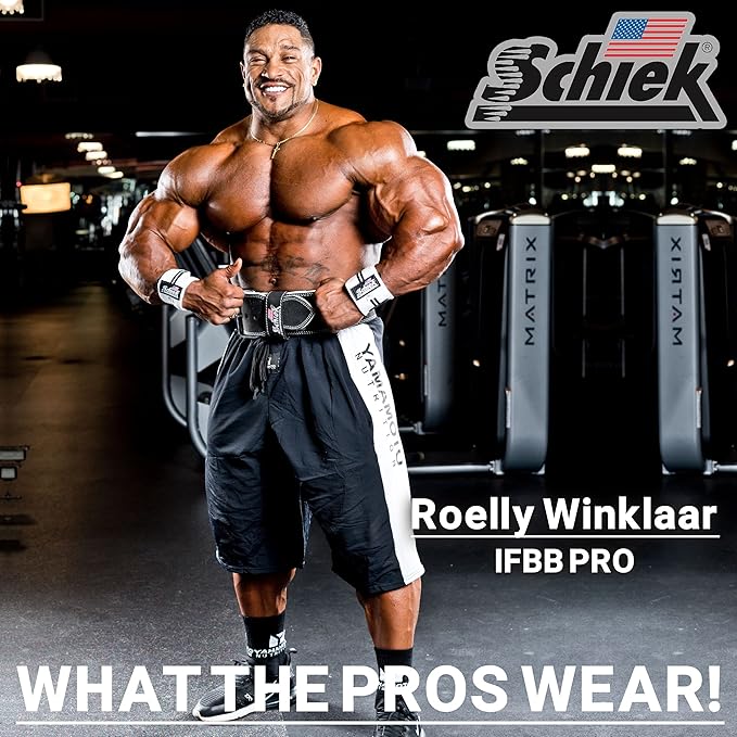 Schiek Sports Heavy Duty Model Wrist Wraps - Gym Workouts Wrist Support - Weight Lifting