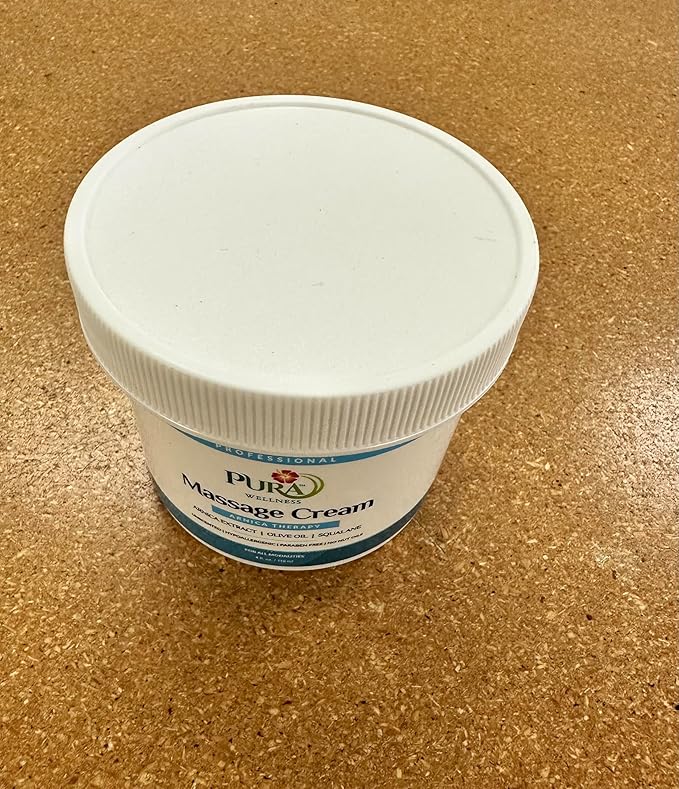 Arnica Therapy 4 Fl oz Massage Cream, Arnica Extract, Professional, Massage Therapy, Deep Tissue, Unscented, Hypoallergenic, Natural Ingredients, Skin Hydrating, Moisturizing, Muscle Relief