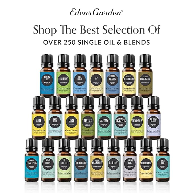 Edens Garden Jasmine Body Oil – Bath, Body & Massage Oil with Pure Essential Oils & Vitamin E, Moisturizing Floral Aromatherapy for Skincare, 4 fl oz (118 ml)