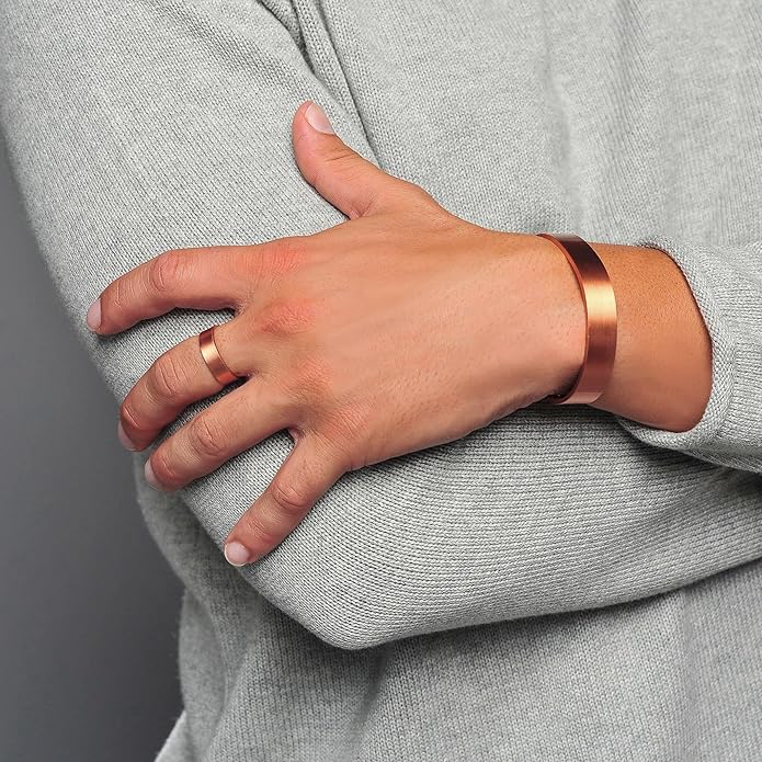 The Original Pure Copper Ultra Strength Magnetic Field Ring for Men & Women | Magnetic Therapy Ring