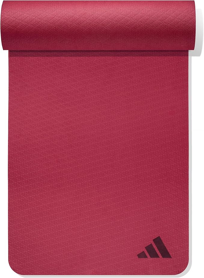 adidas Yoga Mat - Eco Friendly - Non Slip, Durable Textured Surface