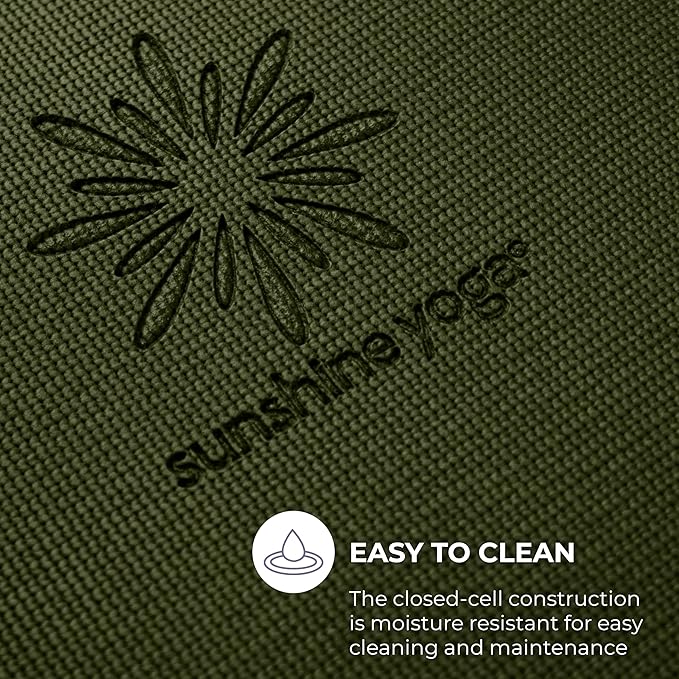 Sunshine Yoga Voyage Yoga Mat, 6 Pack, 72" x 24" Professional Studio and Gym Bulk Yoga Mats, 5mm Thick, Durable, Anti-Tear, Non Slip Fitness and Exercise Mats