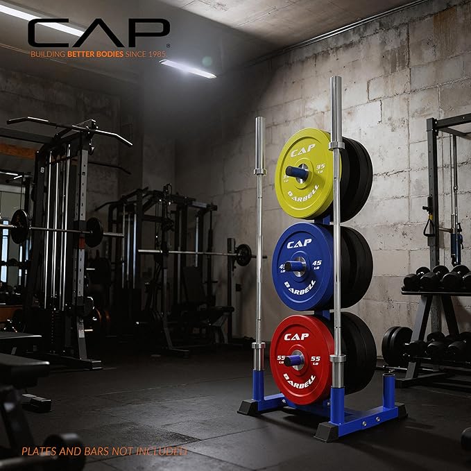 CAP Barbell Olympic Bumper Plate Tree Rack