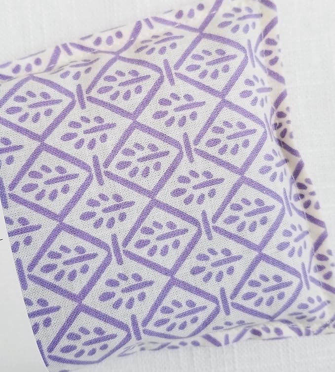 Organic Lavender Eye Pillow – Handcrafted Weighted Aromatherapy Pillow for Yoga, Meditation & Relaxation – Cotton, Flax Seed Filling, Warm or Cool Comfort, Woman-Owned Small Business -Tiny Buds