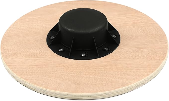 bintiva Wood Balance Board for Fitness Rehab Balance and Stability Training