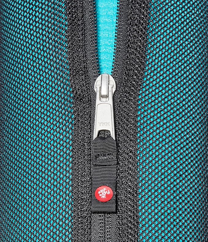 Manduka Breathe Easy Full Zip Yoga Mat Carrier Bag – With Pocket, Adjustable Strap, Suitable for Most Yoga Mats