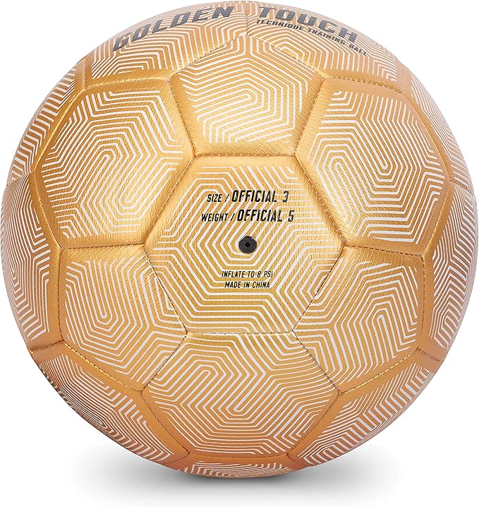 SKLZ Golden Touch Weighted Soccer Technique Training Ball, Size 3 Weight 5