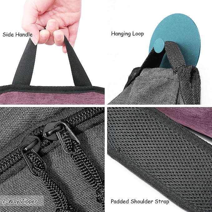 Yoga Mat Bag Carrier - Large Pockets & Water Bottle Holders. Yoga Backpack Fits 0.5" Thick x 26" Wide Mats. Hands-Free, Left-Right Switchable, Yoga, Gym, Cycling
