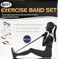 Resistance Flex Band Set 3 Piece Increase Strength and Muscular Endurance Physical Therapy Includes Carrying Case