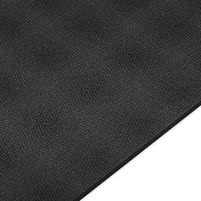 Gaiam Dry-Grip Yoga Mat - 5mm Thick Non-Slip Exercise & Fitness Mat for Standard or Hot Yoga, Pilates and Floor Workouts - Cushioned Support, Non-Slip Coat - 68 x 24 Inches