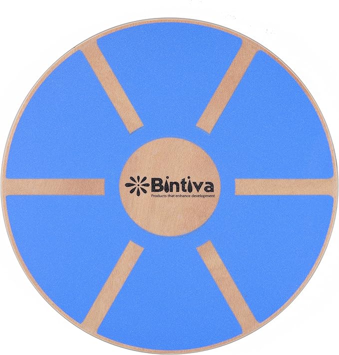 bintiva Wood Balance Board for Fitness Rehab Balance and Stability Training